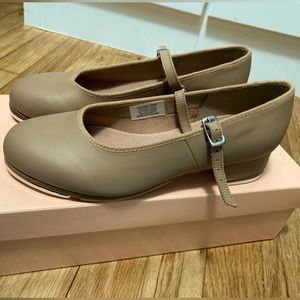 Bloch Tap On Tan Tap Shoes Youth 6, New Never Worn